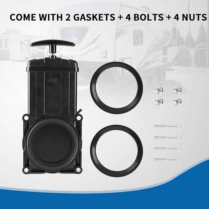 Standard 3 Inches RV Waste Valve - Image 3