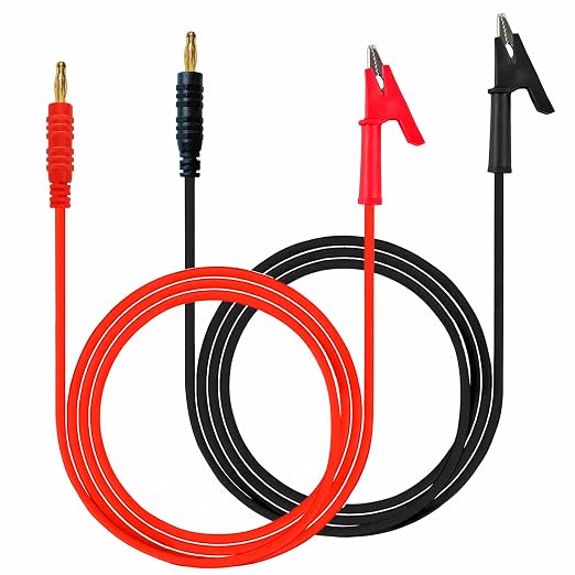 Banana Plug to Crocodile Clip Test Leads Wire 4mm Banana Plug Test Leads | by FUAUJUE