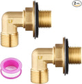 Wall Mount Commercial Faucet Installation kit, Lead-Free 90 dergee backsplash by LUOFANT