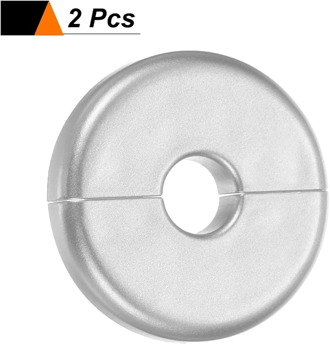 HARFINGTON 2pcs Wall Split Flange 10mm/0.39" Self-Adhesive Plumbing Cover - Image 3