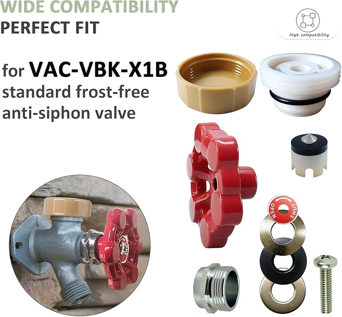 2PC Outdoor Faucet Repair Kit, ASSE 1019-A Water Hose of Home Improvement - Image 5