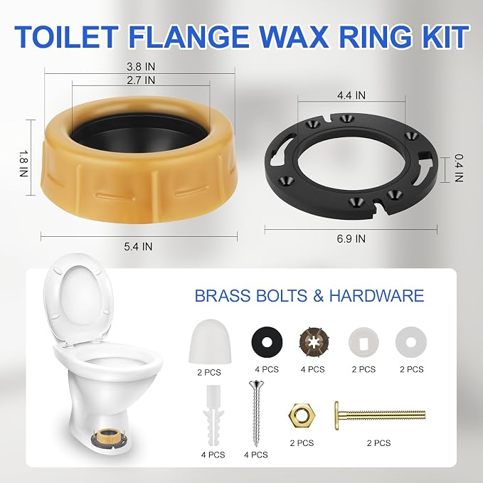Extra Thick Toilet Wax Ring Kit - Image 5