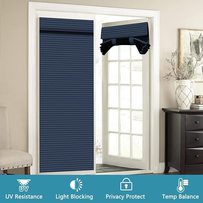 Muamar French Door Curtains Privacy Door Blind, Front Door Window Curtain - Image 7