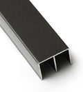 Top Double Channel Track for Bypass & French Sliding Screen Doors, Aluminum | by MetroScreenworks