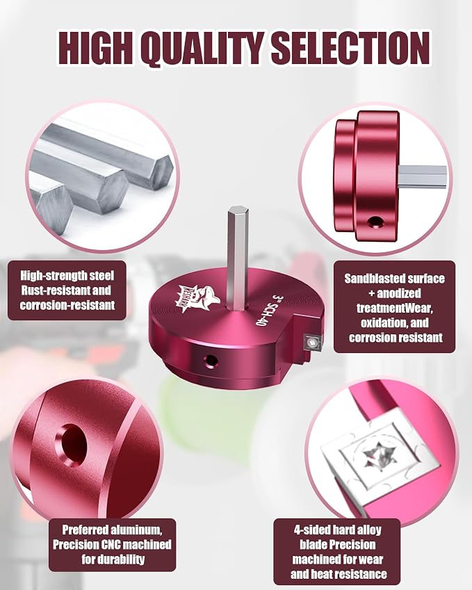 9 Pcs PVC Pipe Reamer Kit, PVC Fitting Saver, Plastic Pipe Fitting Reamer | - Image 4