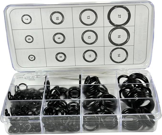 Danco Rubber O-Ring Kit, 200-Pieces, 12 Size Assortment, by DANCO