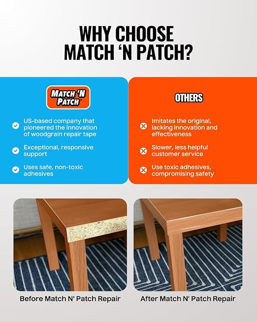 MATCH 'N PATCH Wood Grain Repair Tape - Image 6