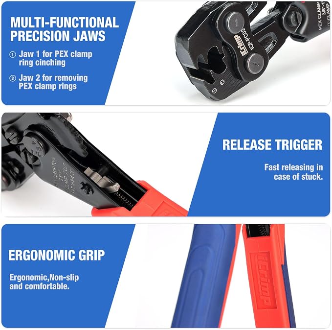 iCrimp PC-PC02KIT PEX Clamp Crimping Tool Kit - Image 7