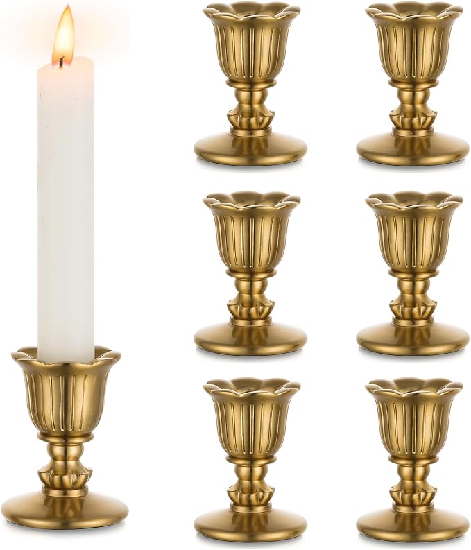Vintage Candlestick Candle Holders Brass by ROMADEDI