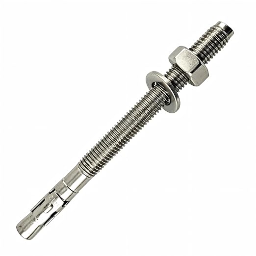 1/2"x5"304 Stainless Steel Wedge Concrete Anchors, Heavy Duty Expansion Bolts by Unknown