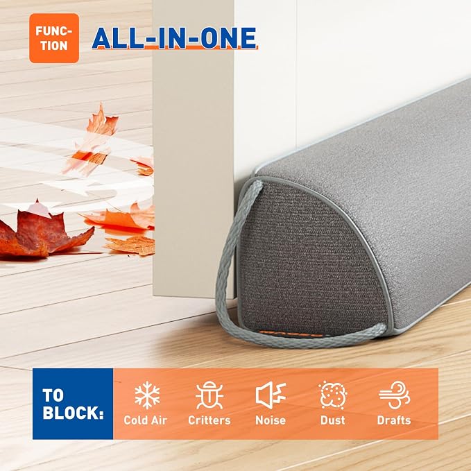 MAGZO Under Door Draft Stopper 30 Inches, Sound Proofing - Image 4
