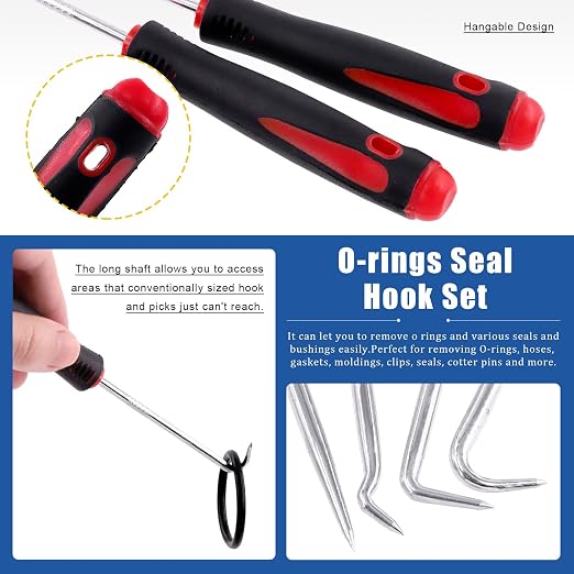 Glarks 423Pcs 32 Sizes Metric O-Ring Assortment Kit Including 419Pcs Nitrile - Image 5