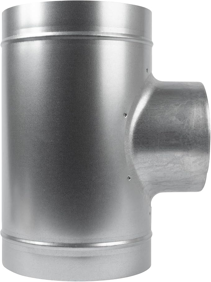 8" Inch to 6" Inch Branch T-Shape Ducting Splitter by RepaMarket