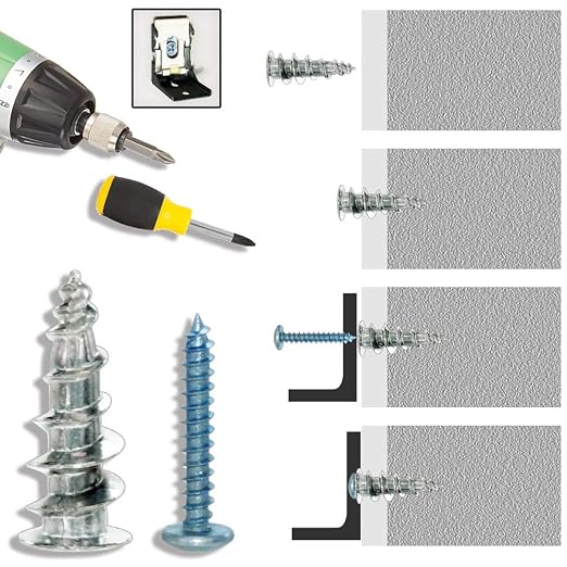 #8 Self Drilling Hollow Metal Stud Wall Anchors - Image 3