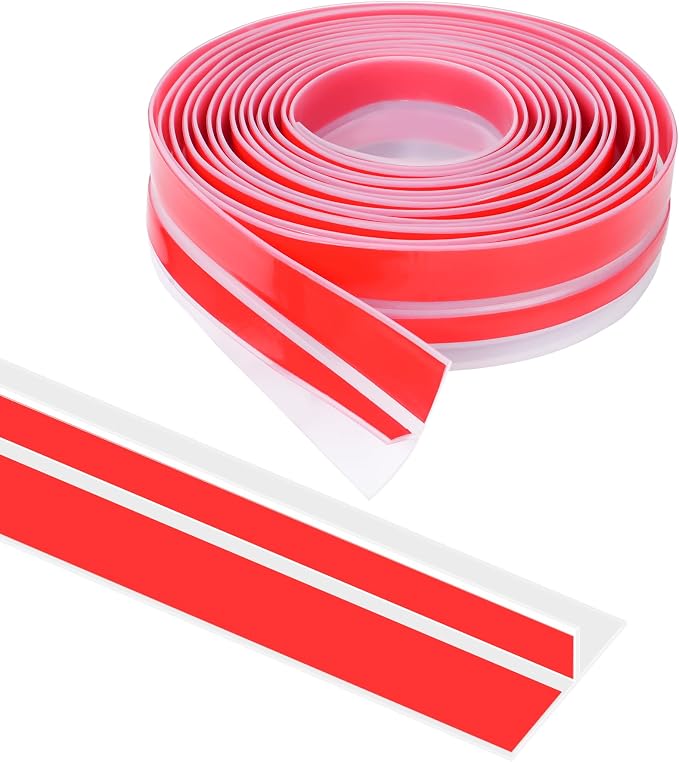 Door Draft Stopper for Side of Door Frame 1.97 in x 10 Ft T-Shaped Silicone by Kikerike