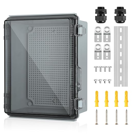 IP67 Outdoor Electrical Junction Box Waterproof 8.7''x6.7''x4.3 | Weatherproof by JOISYOYA