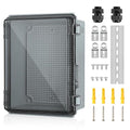 IP67 Outdoor Electrical Junction Box Waterproof 8.7''x6.7''x4.3 | Weatherproof by JOISYOYA