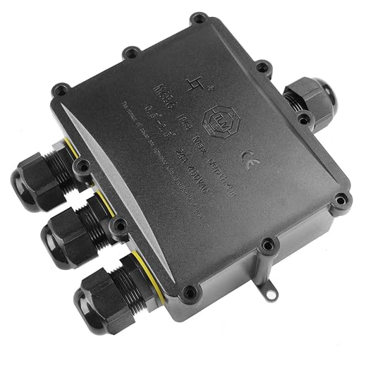 La Vane IP68 Waterproof 4 Way Electrical Junction Box by La+Vane
