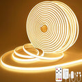 Lamomo COB LED Strip Lights 65.6Ft, 2 Roll Warm White Dimmable Self-Adhesive by Lamomo