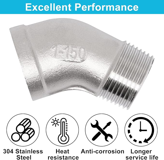 1PCS 45 Degree Elbow Fittings, Connector Coupler Apply to - Image 4