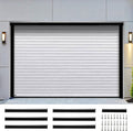 3" Garage Door Brush Seal Kit, for Roll Up Doors 10 x 8ft, Nylon Brush by POOAMY