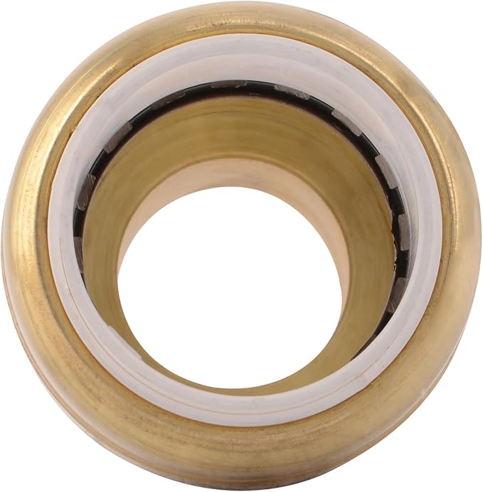 SharkBite 3/4 Inch PVC x 3/4 Inch MNPT Adapter, Push to Connect Brass Plumbing - Image 2