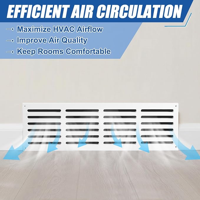Leinuosen 1 Pcs 32 x 8 Inch Return Air Vent Cover Fit - Image 4