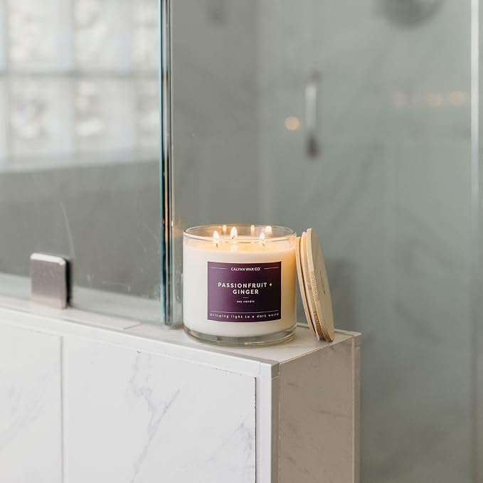 Passionfruit & Ginger 3 Wick Scented Candle - Image 7