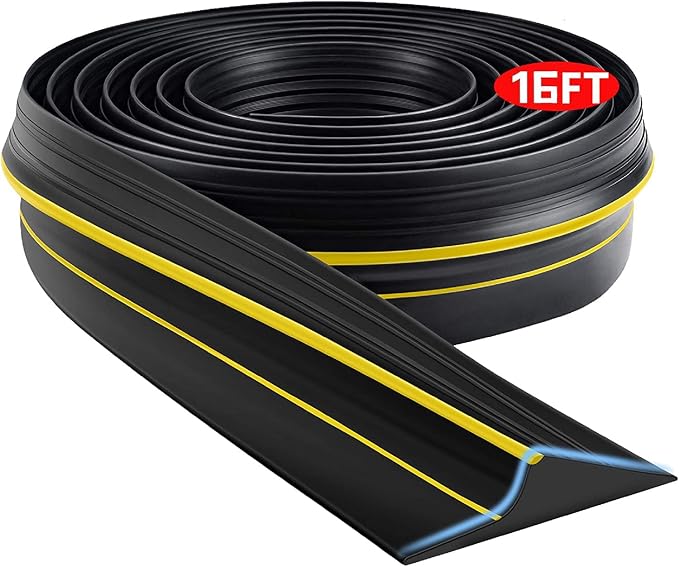Jin&Bao Universal Garage Door Threshold Seal Strip 16FT Kit, Bottom Waterproof by Jin%26Bao