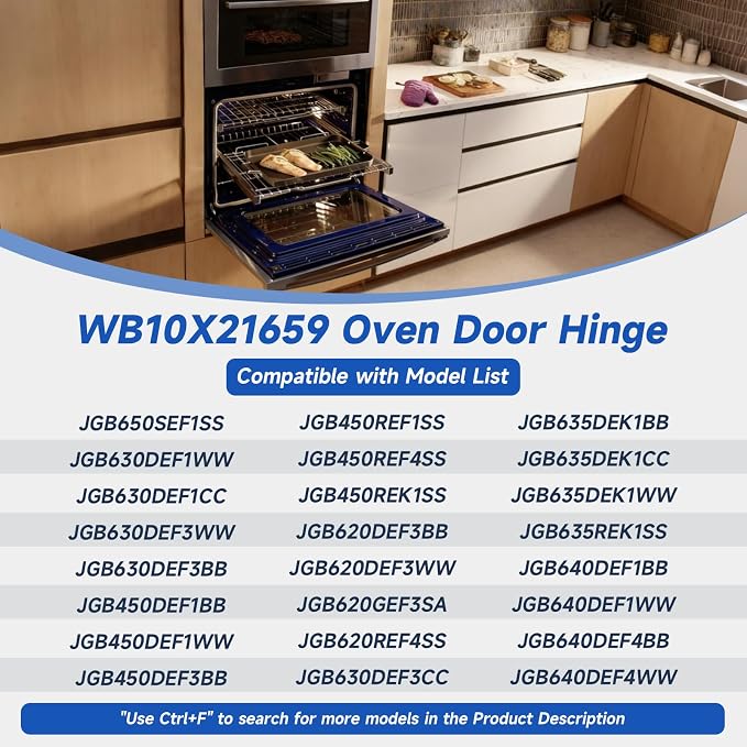WB10X21659 Oven Door Hinge Compatible - Image 2