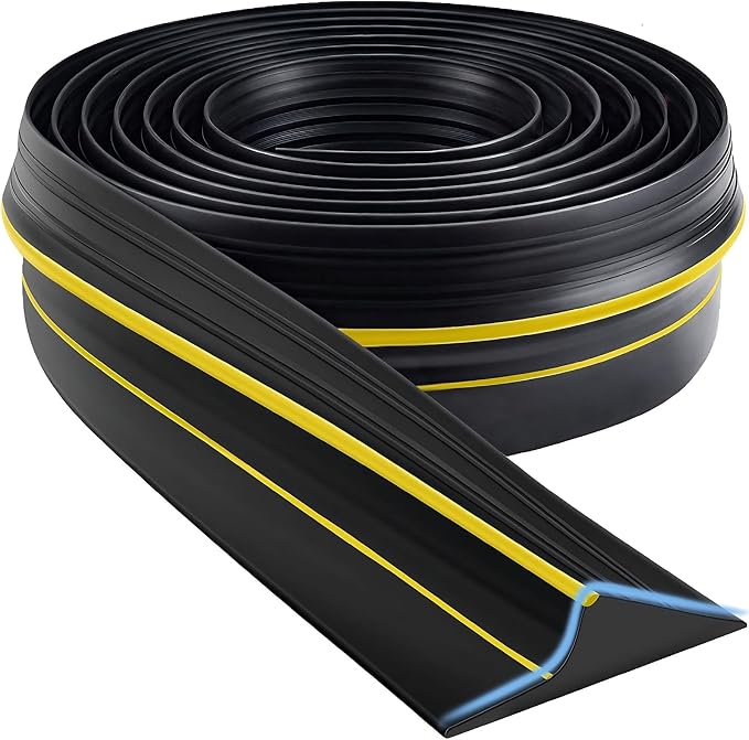 Jin&Bao Universal Garage Door Threshold Seal Strip, Weatherproof Rubber DIY by Jin%26Bao