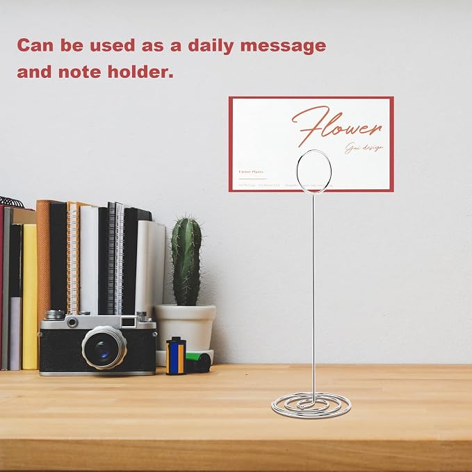 Table Number Holders, Photo Holder | Picture Holder, Card Stand Name Menu Clips - Image 7