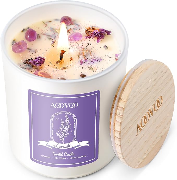 AOOVOO Lavender Scented Candles by AOOVOO