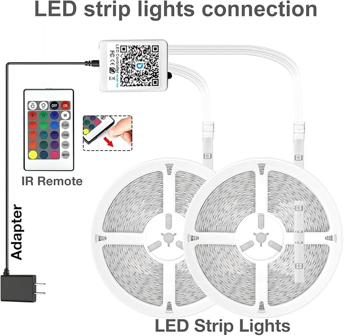 DAYBETTER Led Lights for Bedroom 150 ft, LED Lights - Image 7