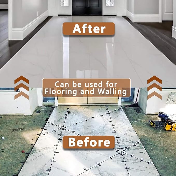 300PCS Tile Leveling System Reusable Tile Wedge - Image 6