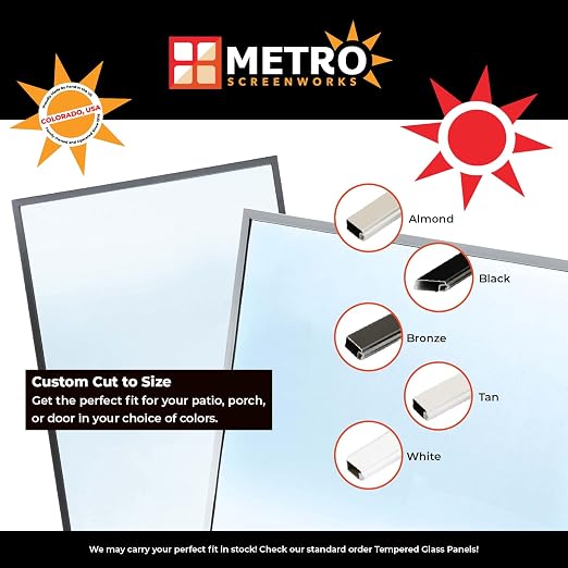 Metro Screenworks Custom Tempered Glass Panel - Image 2