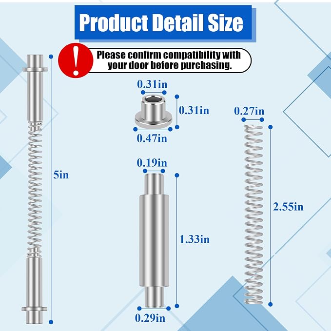 4Kit K 5131 Storm Door Hinge Pin Kit, Screen Door Hinge Pins Repair | Premium - Image 2