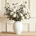White Artificial Flowers & Greenery by RyddeligHome-AestheticHomeDecor