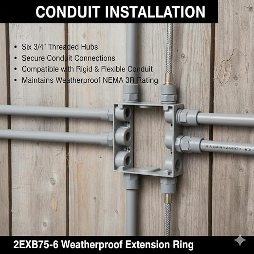 Ark Lighting 2EXB75-6 2-Gang - Image 3