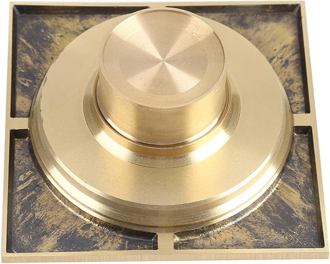 flexman Floor Drain, Brass Great Stripe Round Hole Drain Pipe Household Tool - Image 7