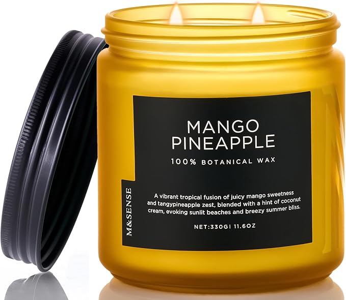 M&SENSE Mango Pineapple Scented Candles by MSENSE