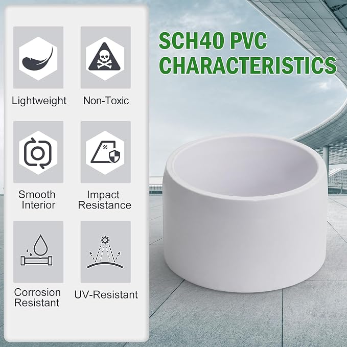SCH40 PVC Cap 1-1/4 Inch - Image 5