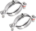 uxcell Wall Ceiling Mount Pipe Supports, 304 Stainless Steel Adjustable Pipe by uxcell
