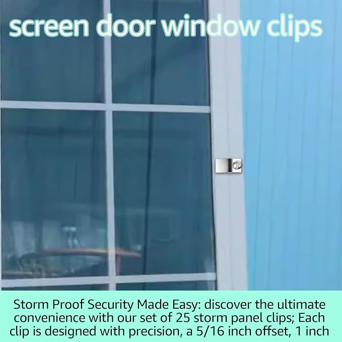 25-Pack Storm Door Panel Clips, - Image 5