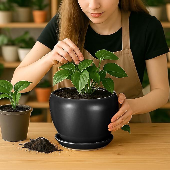 Deep Dream 8 Inch Plant Pot - Image 5
