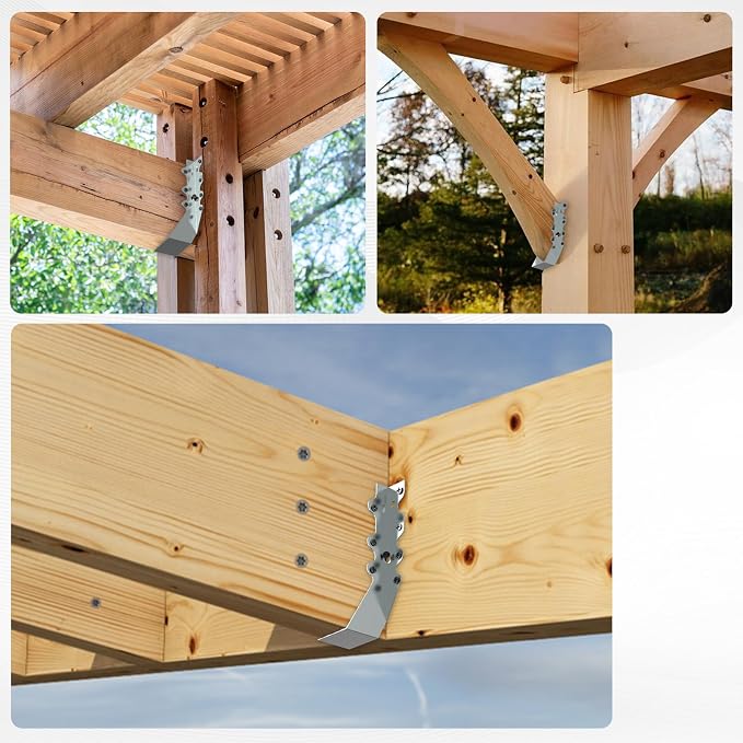 25 pcs 2x8 Joist Hanger, LU28 18 Gauge Double Shear Face Mount Joist Hanger - Image 7