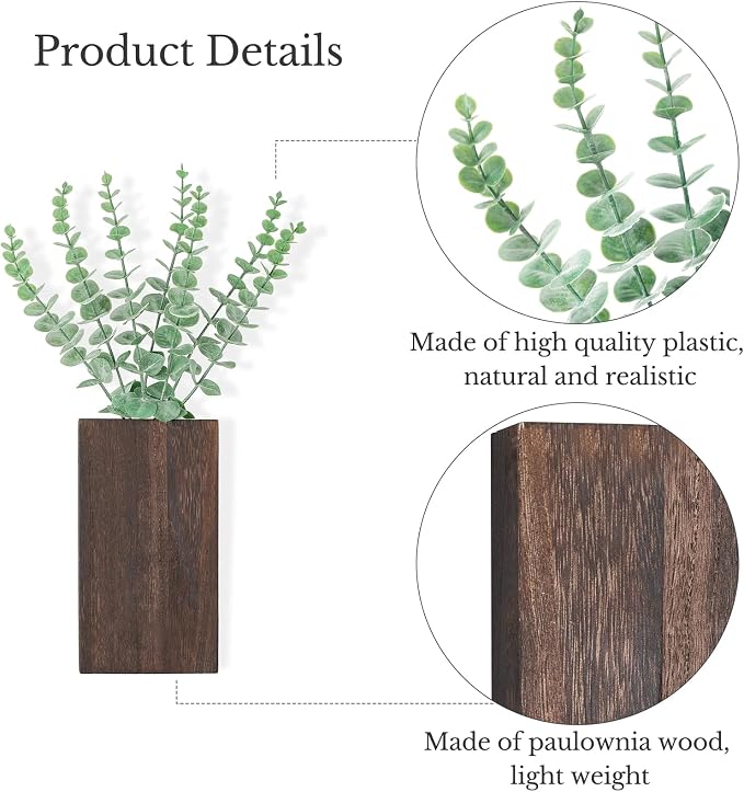 Dahey 2 PCS Wall Planter Vase - Image 6