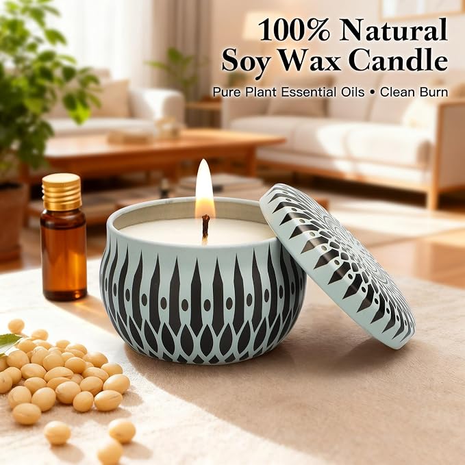 Scented Candles Gifts Set, 24 Pack Soy Wax Aromatherapy Candles | Home - Image 5