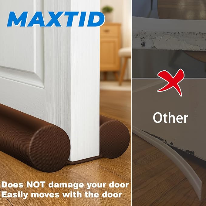 MAXTID 32" Door Draft Stopper Brown Home Essentials - Image 4