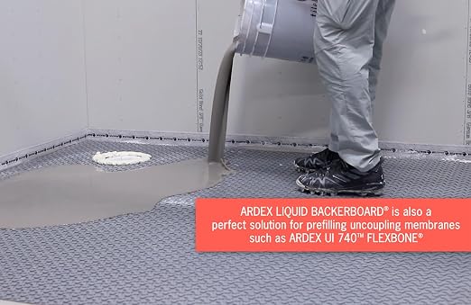 Ardex Liquid BackerBoard Cement-Based Self-Levelling Underlayment 50 lb Bag | - Image 7